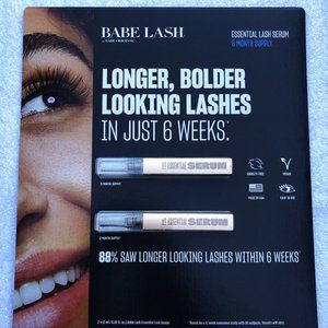 2 PACK - Babe Lash Essential Lash Serum 2 x (2mL 0.07 fl. oz.) - 6 MONTH SUPPLY